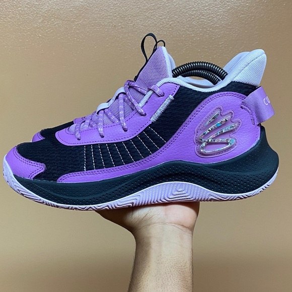 Under Armour Curry 3Z7 “Provence Purple Black” Size 9 - Picture 3 of 16